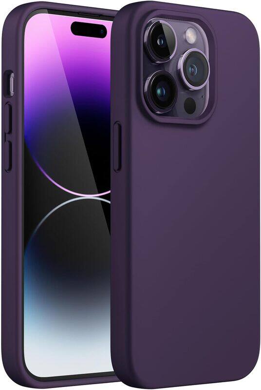 Generic Liquid Silicone case for iPhone 16 Pro MAX case cover Full Body Protection, Shockproof, Slim, Anti-Scratch Soft Microfiber Lining Purple
Generic Liquid Silicone case for iPhone 16 Pro MAX case cover Full Body Protection, Shockproof, Slim, Anti-Scratch Soft Microfiber Lining Purple