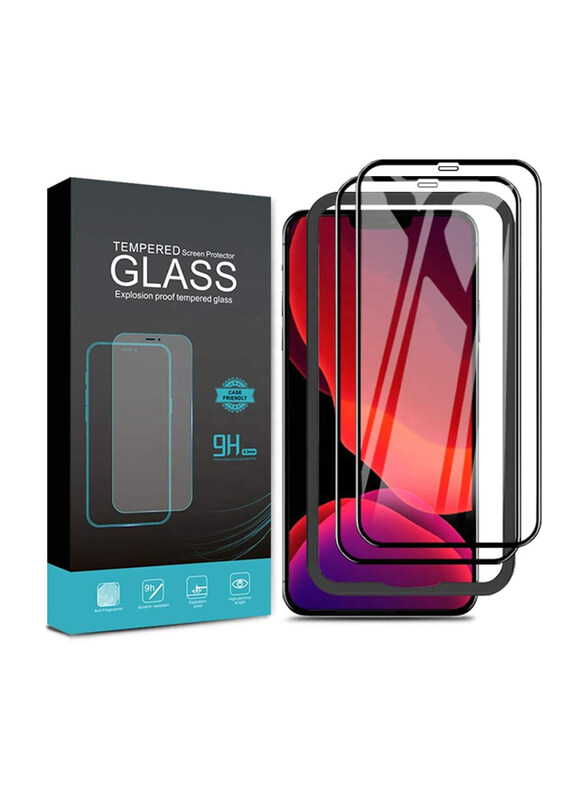 Generic Apple iPhone 12/12 Pro 9H Tempered Screen Protector with Easy installation Kit, 2 Pieces, Black/Clear
Generic Apple iPhone 12/12 Pro 9H Tempered Screen Protector with Easy installation Kit, 2 Pieces, Black/Clear
