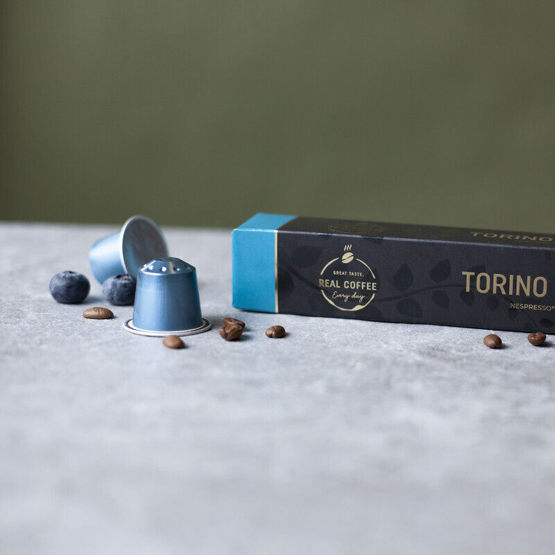 Real Coffee Torino Decaf Italian Espresso, Single Unit, 10 Aluminum Capsules, 100% Arabica
Real Coffee Torino Decaf Italian Espresso, Single Unit, 10 Aluminum Capsules, 100% Arabica