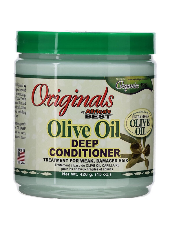 African Best Organics Olive Oil Extra Virgin Conditioner Deep Jar for Weak & Damaged Hair, 440ml
African Best Organics Olive Oil Extra Virgin Conditioner Deep Jar for Weak & Damaged Hair, 440ml