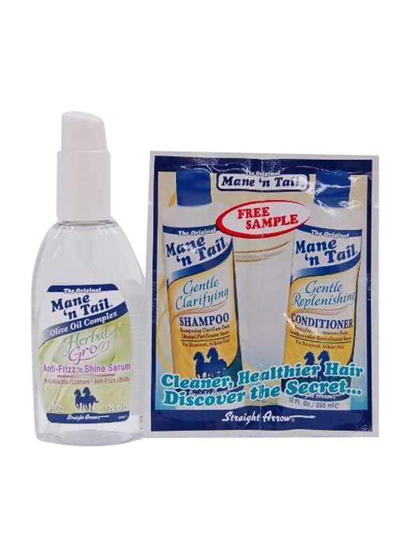 Mane 'N Tail Mane N Tail Herbal Gro Anti-Frizz 'N' Shine Serum for Frizzy Hair, 2 x 4oz
Mane 'N Tail Mane N Tail Herbal Gro Anti-Frizz 'N' Shine Serum for Frizzy Hair, 2 x 4oz