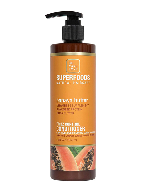 Be Care Love SuperFoods Papaya Butter Frizz Control Conditioner for All Type Hair, 12oz
Be Care Love SuperFoods Papaya Butter Frizz Control Conditioner for All Type Hair, 12oz