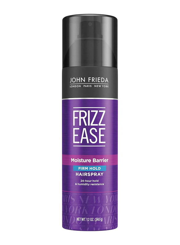 John Frieda Frizz-Ease Moisture Barrier Firm Hold Hair Spray for All Type Hair, 2 x 340g
John Frieda Frizz-Ease Moisture Barrier Firm Hold Hair Spray for All Type Hair, 2 x 340g