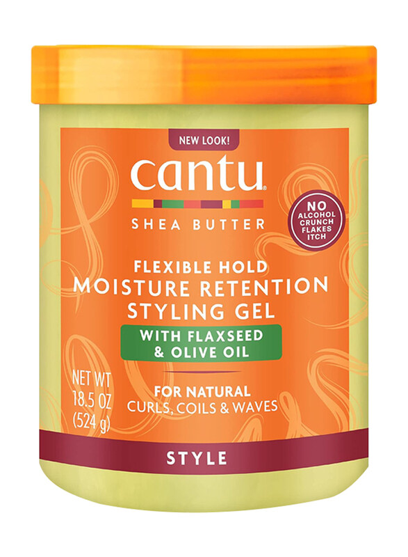 Cantu Shea Butter Flexible Hold Moisture Retention Styling Gel with Flaxseed and Olive Oil for Curly Hair, 524g
Cantu Shea Butter Flexible Hold Moisture Retention Styling Gel with Flaxseed and Olive Oil for Curly Hair, 524g