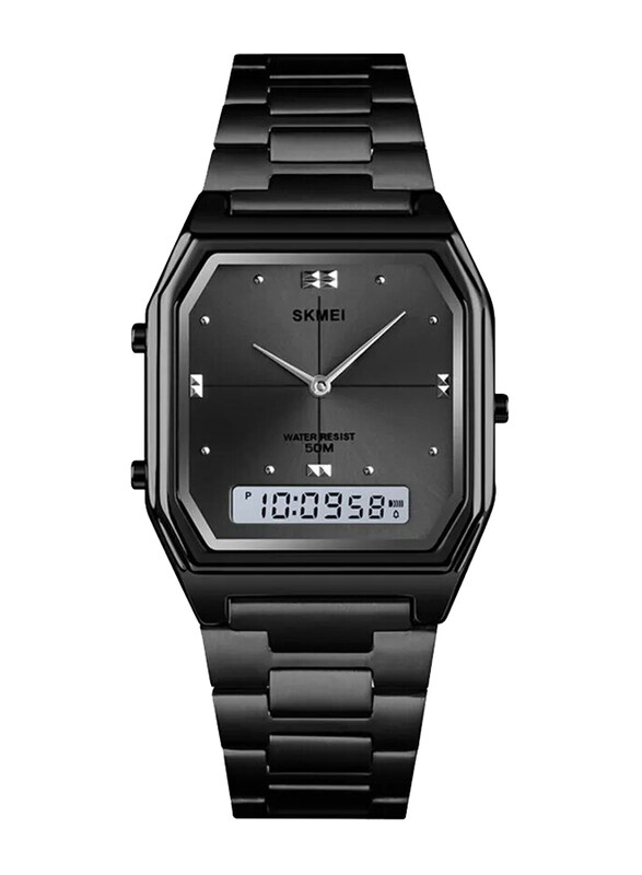 Gajed Skmei Elite Luxury Watch Unisex with Stainless Steel Band, Water Resistant and Chronograph, LS-534, Black
Gajed Skmei Elite Luxury Watch Unisex with Stainless Steel Band, Water Resistant and Chronograph, LS-534, Black