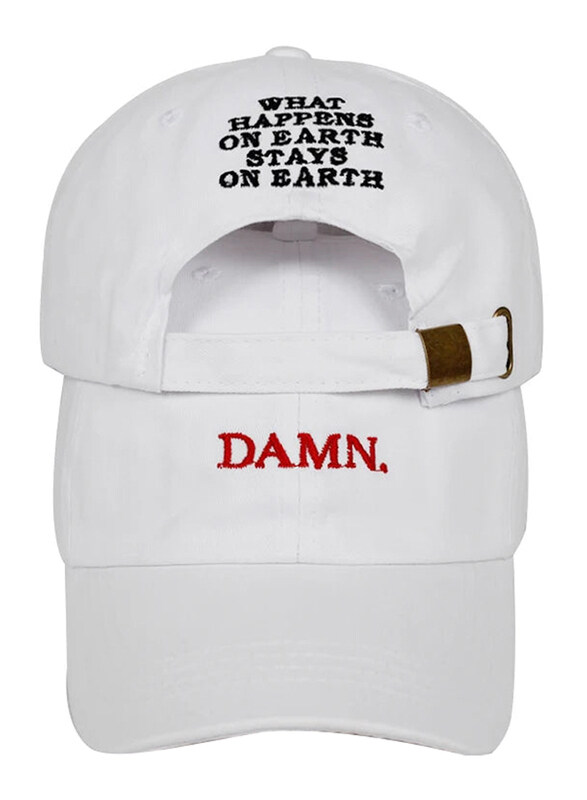 Bumr Damn Summer Vibes Kendrick Lamar Earth Embroidered Baseball Cap Unisex, One Size, White
Bumr Damn Summer Vibes Kendrick Lamar Earth Embroidered Baseball Cap Unisex, One Size, White