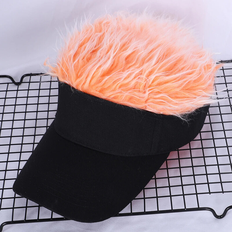 Moonbiffy Fake Flair Hair Sun Visor Spiked Hairs Fun Toupee Hats for Women, FF-353, One Size, Orange
Moonbiffy Fake Flair Hair Sun Visor Spiked Hairs Fun Toupee Hats for Women, FF-353, One Size, Orange