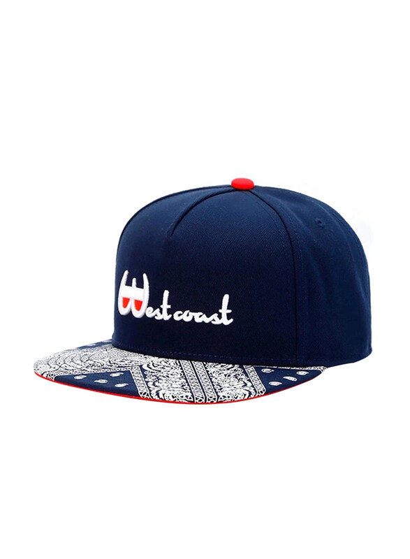 Tunica West Coast Hood Vibes Navy Embroidered Hip Hop Panel Cap Unisex, One Size, Blue
Tunica West Coast Hood Vibes Navy Embroidered Hip Hop Panel Cap Unisex, One Size, Blue