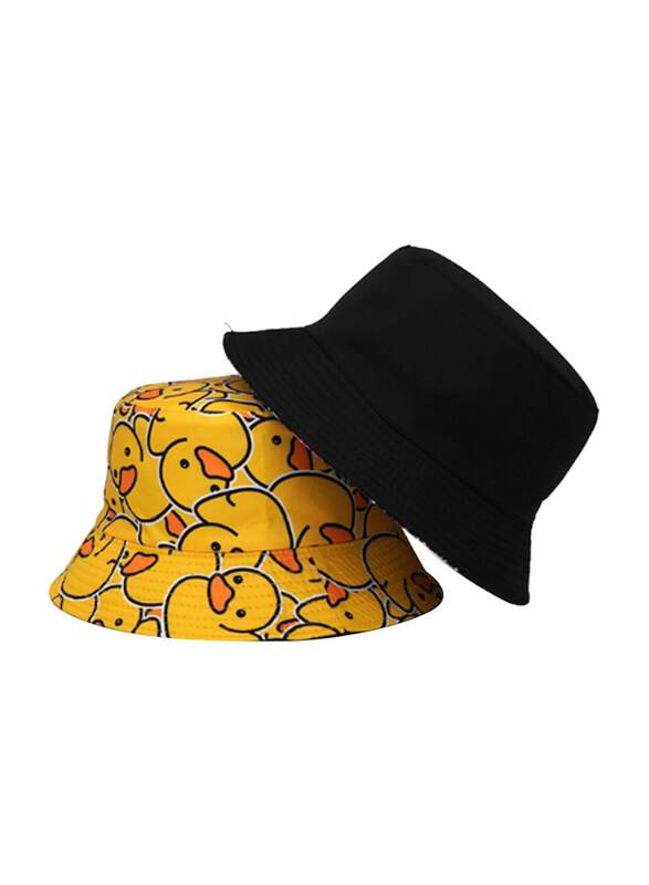 Bumr Quirky Charm Little Yellow Duck Printed Fishermen Bucket Hat Unisex, 2 Piece, Black
Bumr Quirky Charm Little Yellow Duck Printed Fishermen Bucket Hat Unisex, 2 Piece, Black