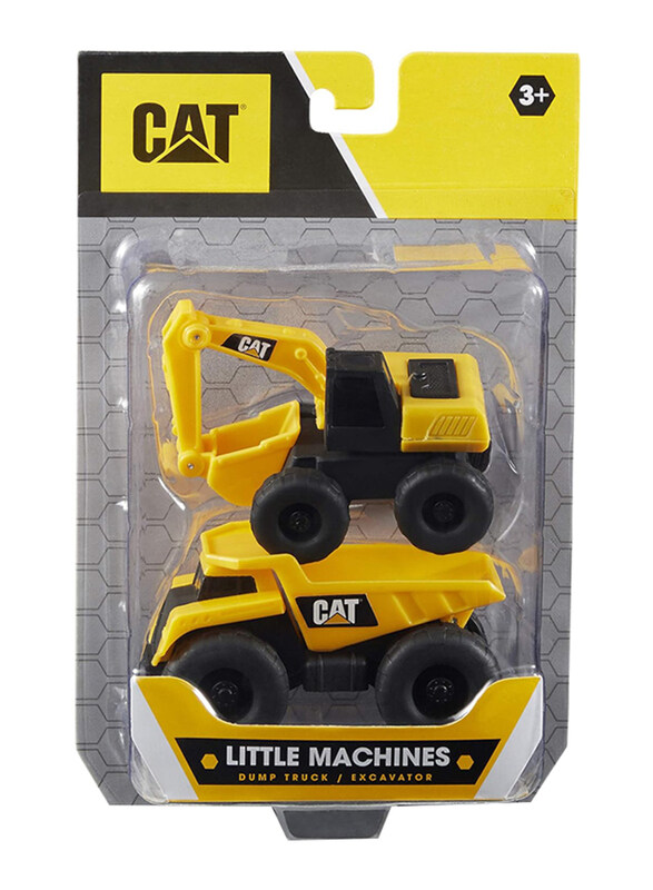 CAT Mini Machines 3 Inches Dump Truck and Excavator Caterpillar Realistic Construction Vehicle, Ages 3+
CAT Mini Machines 3 Inches Dump Truck and Excavator Caterpillar Realistic Construction Vehicle, Ages 3+