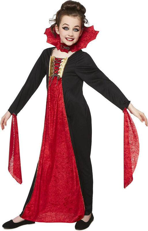 Generic Karnival Costumes 84566 Halloween Gothic Vampiress Costume, Large, Multicolour
Generic Karnival Costumes 84566 Halloween Gothic Vampiress Costume, Large, Multicolour