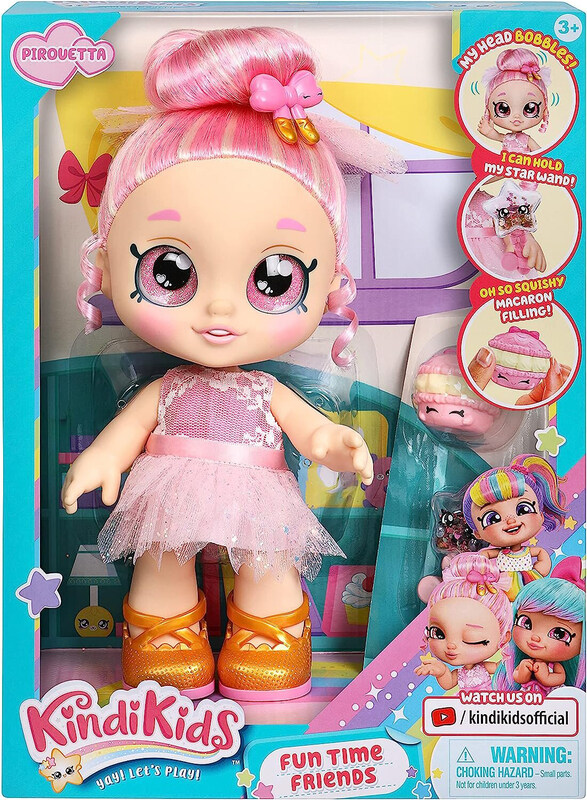 Kindi Kids Fun Time Friends Pre-School Pirouetta Play Doll with Changeable Clothes & Removable Shoes, Ages 3+
Kindi Kids Fun Time Friends Pre-School Pirouetta Play Doll with Changeable Clothes & Removable Shoes, Ages 3+