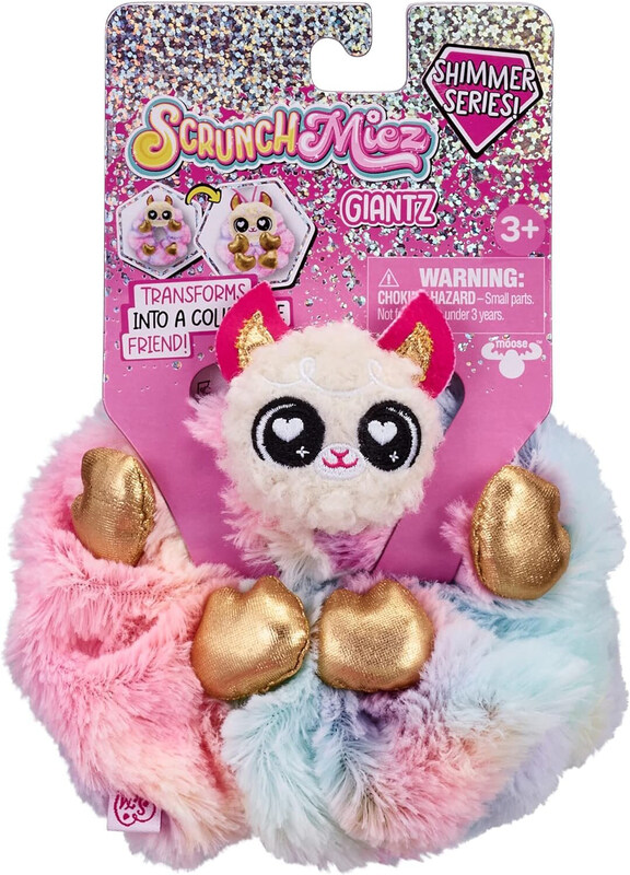 Scrunchmiez Giantz These Cute Oversized Scrunchies Magically Transform from Hair Accessory to Lovable Plush Collectible Friend & Backpack Clip, 96550
Scrunchmiez Giantz These Cute Oversized Scrunchies Magically Transform from Hair Accessory to Lovable Plush Collectible Friend & Backpack Clip, 96550