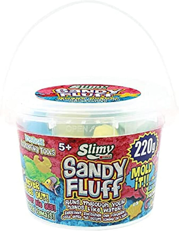Slimy Sandy Fluff Magic Play Sand Including Bucket and Two Moulds for Playing, 107339584, Multicolour
Slimy Sandy Fluff Magic Play Sand Including Bucket and Two Moulds for Playing, 107339584, Multicolour