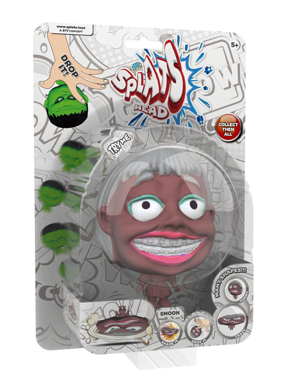 Generic Splats Head Smoon The Ultimate Stress-Relieving, Shape-Shifting Fun Toy, Ages 5+
Generic Splats Head Smoon The Ultimate Stress-Relieving, Shape-Shifting Fun Toy, Ages 5+