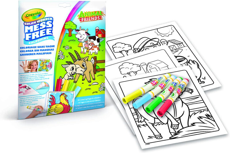 Crayola Animal Friends Color Wonder Set with 5 Markers and Coloring Book, Education Toy, Ages 3+
Crayola Animal Friends Color Wonder Set with 5 Markers and Coloring Book, Education Toy, Ages 3+