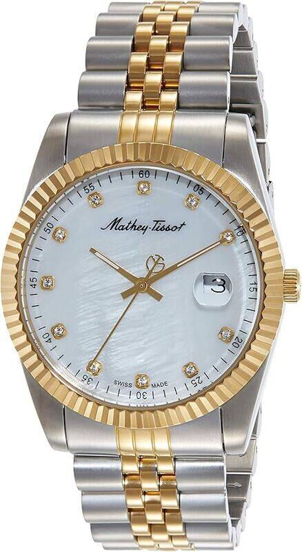 Mathey-Tissot Mathy II Analog Mother of Pearl Dial Men;s Watch Multi-Color Band - H710BI
Mathey-Tissot Mathy II Analog Mother of Pearl Dial Men;s Watch Multi-Color Band - H710BI