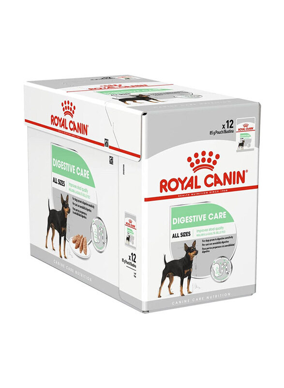 Royal Canin CCN Digestive Care Canine Care Nutrition Dog Wet Food Pouches, 12 x 85g
Royal Canin CCN Digestive Care Canine Care Nutrition Dog Wet Food Pouches, 12 x 85g