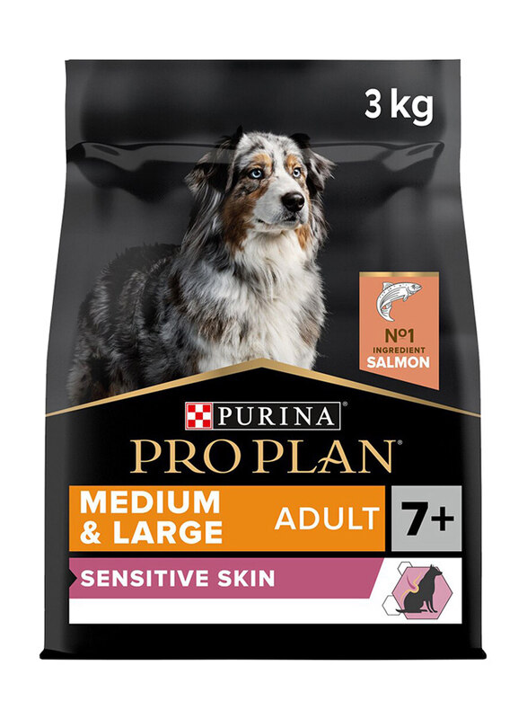 Purina Pro Plan Sensitive Skin Senior 7+ Medium & Large Salmon Dog Dry Food, 3 Kg
Purina Pro Plan Sensitive Skin Senior 7+ Medium & Large Salmon Dog Dry Food, 3 Kg