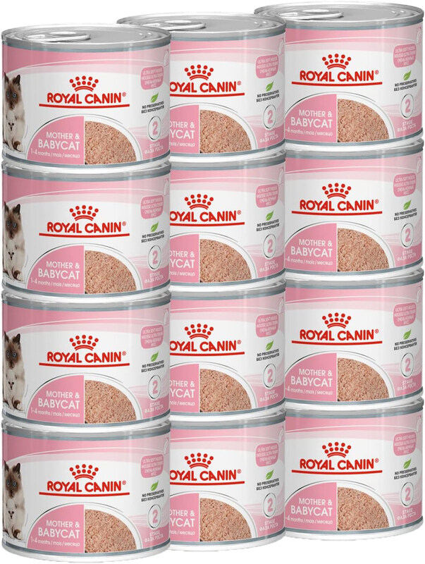Royal Canin Feline Health Nutrition Mother & Baby Cat Mousse Wet Food, 12 Cans x 195g
Royal Canin Feline Health Nutrition Mother & Baby Cat Mousse Wet Food, 12 Cans x 195g