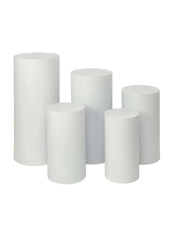 Generic 5-Piece Metal Stand With Round Shape And Bottom Open, 57 x 30 x 30cm, White
Generic 5-Piece Metal Stand With Round Shape And Bottom Open, 57 x 30 x 30cm, White