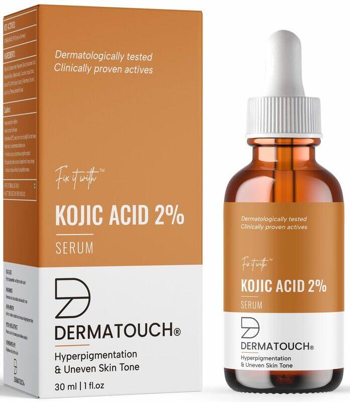 DERMATOUCH Kojic Acid 2% Serum, Best For Hyperpigmentation & Uneven Skin Tone - For Both Men & Women - 30 ml
DERMATOUCH Kojic Acid 2% Serum, Best For Hyperpigmentation & Uneven Skin Tone - For Both Men & Women - 30 ml