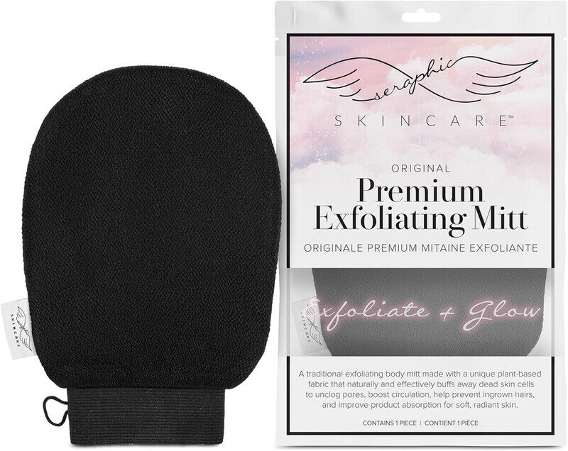 Seraphic skincare korean exfoliating mitts (1pc) microdermabrasion at home, exfoliating gloves visibly lift away dead skin, great for spray tan remova
Seraphic skincare korean exfoliating mitts (1pc) microdermabrasion at home, exfoliating gloves visibly lift away dead skin, great for spray tan remova