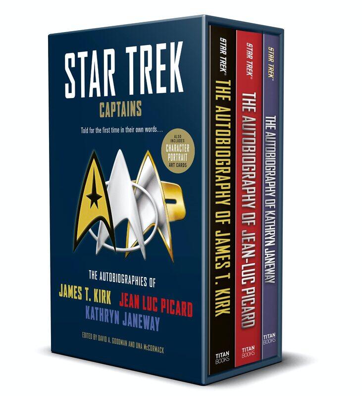 Star Trek Captains - The Autobiographies: Boxed set with slipcase and character portrait art of Kirk, Picard and Janeway a utobiographies
Star Trek Captains - The Autobiographies: Boxed set with slipcase and character portrait art of Kirk, Picard and Janeway a utobiographies