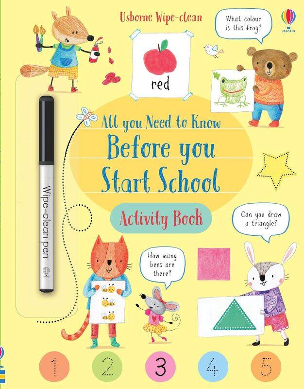 Usborne Publishing Ltd Wipe-Clean All You Need to Know Before You Start School Activity Book
Usborne Publishing Ltd Wipe-Clean All You Need to Know Before You Start School Activity Book