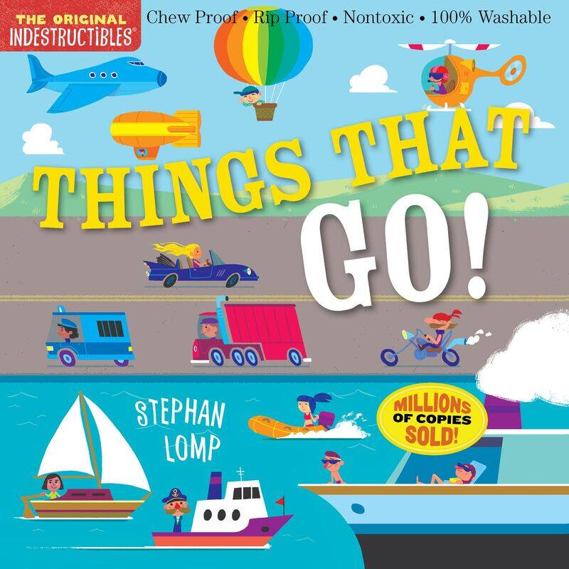 Indestructibles: Things That Go!: Chew Proof * Rip Proof * Nontoxic * 100% Washable (Book for Babies, Newborn Books, Vehicle Books, Safe to Chew)
Indestructibles: Things That Go!: Chew Proof * Rip Proof * Nontoxic * 100% Washable (Book for Babies, Newborn Books, Vehicle Books, Safe to Chew)