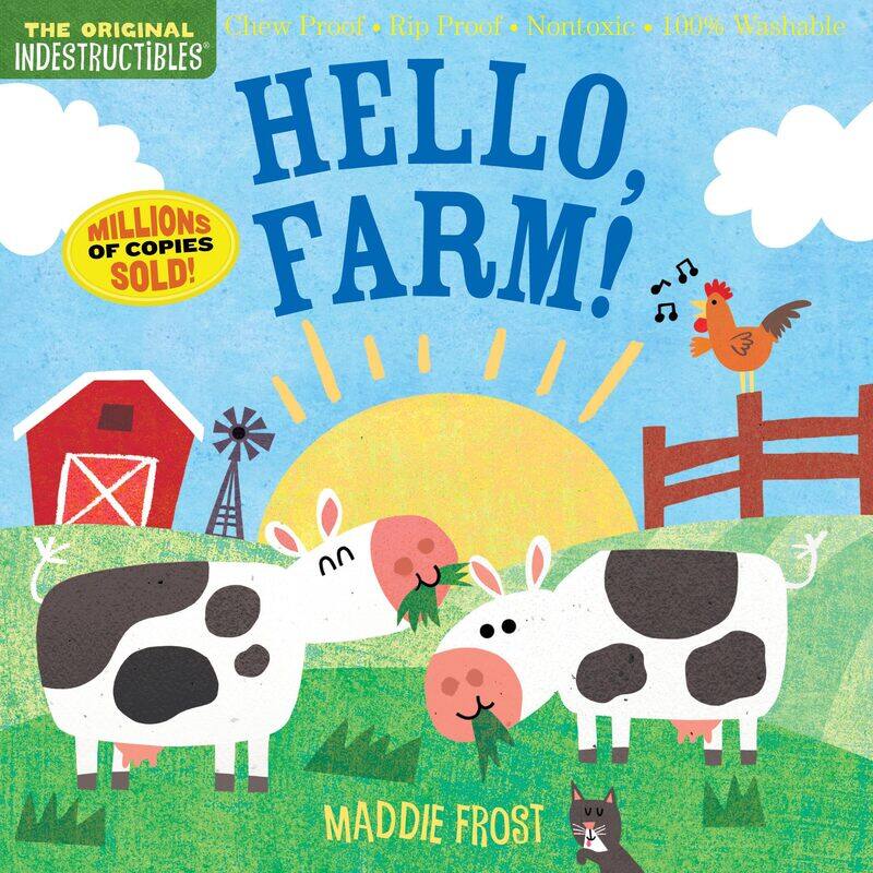 Workman Indestructibles: Hello, Farm!: Chew Proof * Rip Proof * Nontoxic * 100% Washable (Book for Babies, Newborn Books, Safe to Chew)
Workman Indestructibles: Hello, Farm!: Chew Proof * Rip Proof * Nontoxic * 100% Washable (Book for Babies, Newborn Books, Safe to Chew)