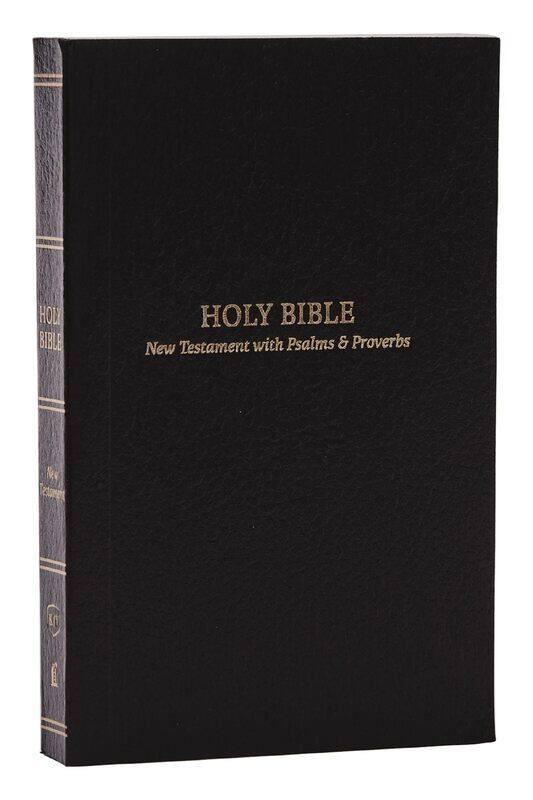 KJV Holy Bible: Pocket New Testament with Psalms and Proverbs, Black Softcover, Red Letter, Comfort Print: King James Version
KJV Holy Bible: Pocket New Testament with Psalms and Proverbs, Black Softcover, Red Letter, Comfort Print: King James Version
