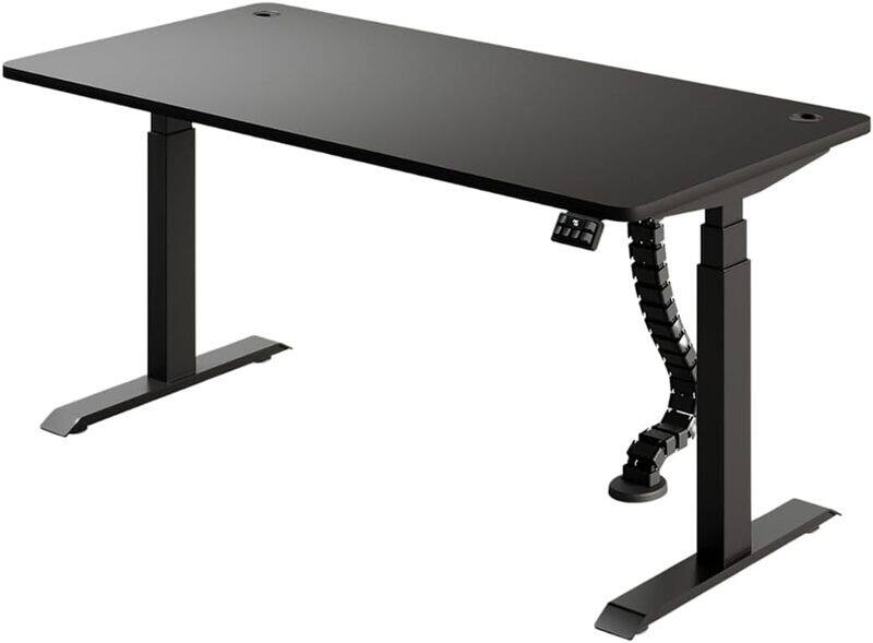 AFTERWORK Neo Max Electric Height Adjustable Standing Desk, Gaming Home Office Table, Dual Motor, Ergonomic Design, 140x75 cm, Black Table Top & Frame
AFTERWORK Neo Max Electric Height Adjustable Standing Desk, Gaming Home Office Table, Dual Motor, Ergonomic Design, 140x75 cm, Black Table Top & Frame