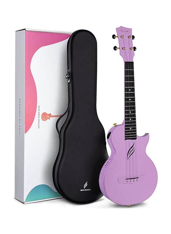 Enya Tenor Ukulele 26 Inch Carbon Fiber Acoustic plus Cutaway Travel Guitar, Purple
Enya Tenor Ukulele 26 Inch Carbon Fiber Acoustic plus Cutaway Travel Guitar, Purple