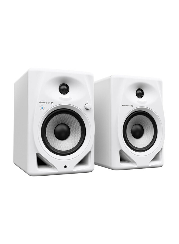 Pioneer DJ DM-50D-BT-W 5-inch Desktop Active Monitor Speaker Pair with Bluetooth, White
Pioneer DJ DM-50D-BT-W 5-inch Desktop Active Monitor Speaker Pair with Bluetooth, White