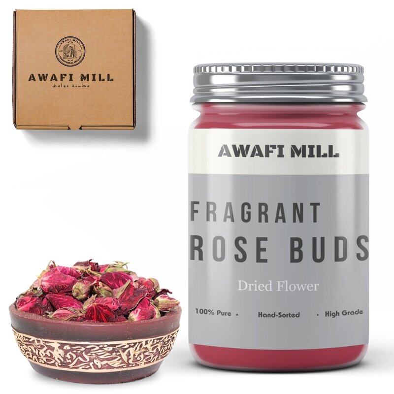AWAFI MILL Natural Fragrant Red Rose Buds - Premium Quality - Aromatic Floral Delight - Perfect for Tea, Potpourri, and Crafts - Handpicked from Organ
AWAFI MILL Natural Fragrant Red Rose Buds - Premium Quality - Aromatic Floral Delight - Perfect for Tea, Potpourri, and Crafts - Handpicked from Organ