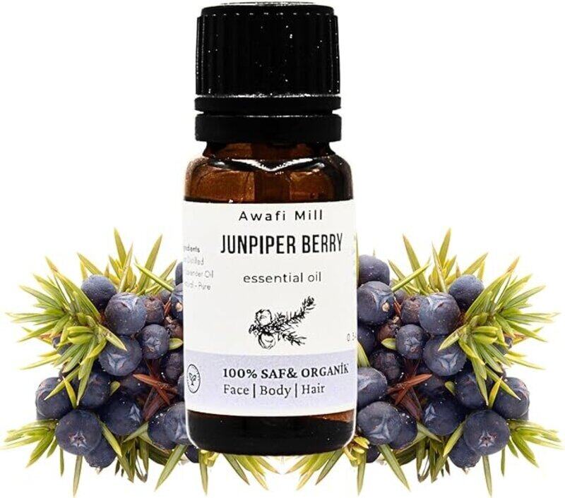 AWAFI MILL Pure Juniper Berry Essential Oil (Juniperus communis) 10Ml Made In Turkey Face Body Hair 100% Natural Therapeutic Grade Steam Distilled (10 Ml)
AWAFI MILL Pure Juniper Berry Essential Oil (Juniperus communis) 10Ml Made In Turkey Face Body Hair 100% Natural Therapeutic Grade Steam Distilled (10 Ml)