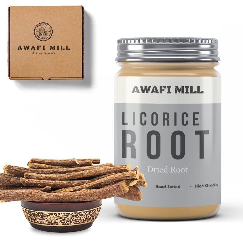 AWAFI MILL Natural Licorice Root - Premium Quality - Pure and Unprocessed - Herbal Remedy for Digestive Health - Sweet and Soothing Flavor (Bottle of
AWAFI MILL Natural Licorice Root - Premium Quality - Pure and Unprocessed - Herbal Remedy for Digestive Health - Sweet and Soothing Flavor (Bottle of