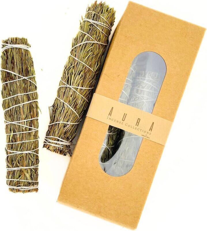 Awafi Mill Premium Rosemary Sage Smudge Sticks - Handcrafted Bundle for Spiritual Cleansing (PACK OF 3 STICK)
Awafi Mill Premium Rosemary Sage Smudge Sticks - Handcrafted Bundle for Spiritual Cleansing (PACK OF 3 STICK)