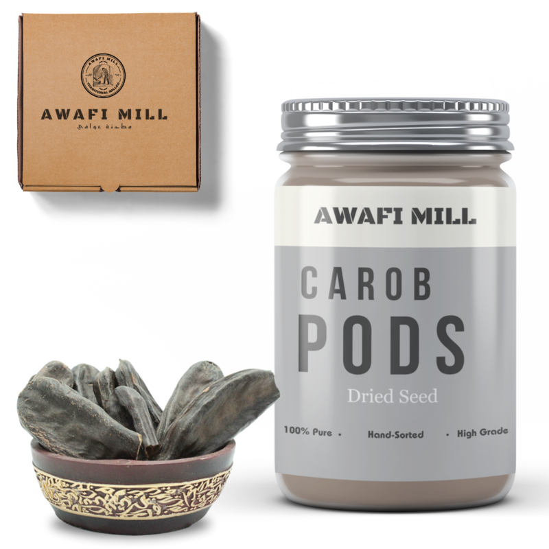 AWAFI MILL Dried Carob Pods Seed - Premium Quality - Nutritious Superfood - Rich in Fiber & Antioxidants - Gluten-Free, Vegan - Versatile Ingredient (
AWAFI MILL Dried Carob Pods Seed - Premium Quality - Nutritious Superfood - Rich in Fiber & Antioxidants - Gluten-Free, Vegan - Versatile Ingredient (