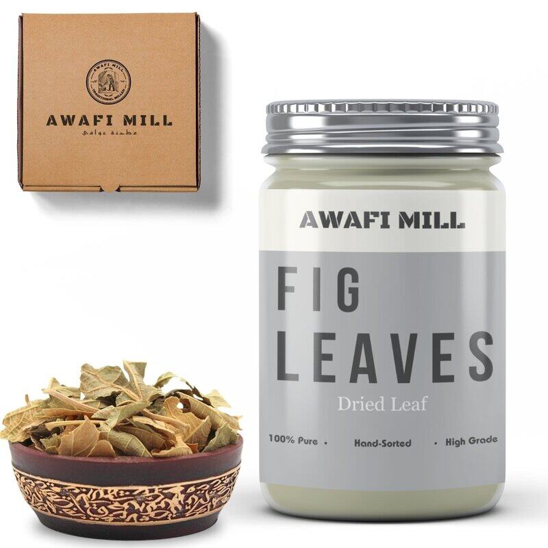 AWAFI MILL Dried Fig Leaves - Premium Quality - Natural Flavor Enhancer - Culinary Delight - Perfect for Cooking and Infusions (Bottle of 100 gram / 3
AWAFI MILL Dried Fig Leaves - Premium Quality - Natural Flavor Enhancer - Culinary Delight - Perfect for Cooking and Infusions (Bottle of 100 gram / 3