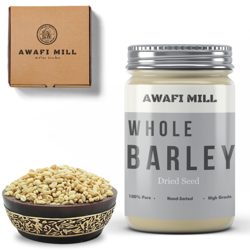 AWAFI MILL Dried Barley Seeds - Premium Quality - Rich in Fiber and Nutrients - Versatile Ingredient for Cooking and Brewing - Natural Source of Energ
AWAFI MILL Dried Barley Seeds - Premium Quality - Rich in Fiber and Nutrients - Versatile Ingredient for Cooking and Brewing - Natural Source of Energ