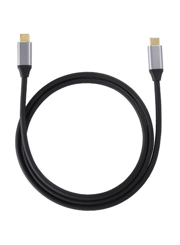 CableDeconn 1-Meters USB Type-C Male To USB Type-C Male Data Transmission Power Charging Cable, Black/Grey
CableDeconn 1-Meters USB Type-C Male To USB Type-C Male Data Transmission Power Charging Cable, Black/Grey