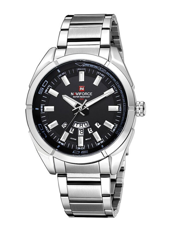 Naviforce Analog Watch for Men with Stainless Steel Band, Water Resistant, NF9038 S/B, Silver-Black
Naviforce Analog Watch for Men with Stainless Steel Band, Water Resistant, NF9038 S/B, Silver-Black