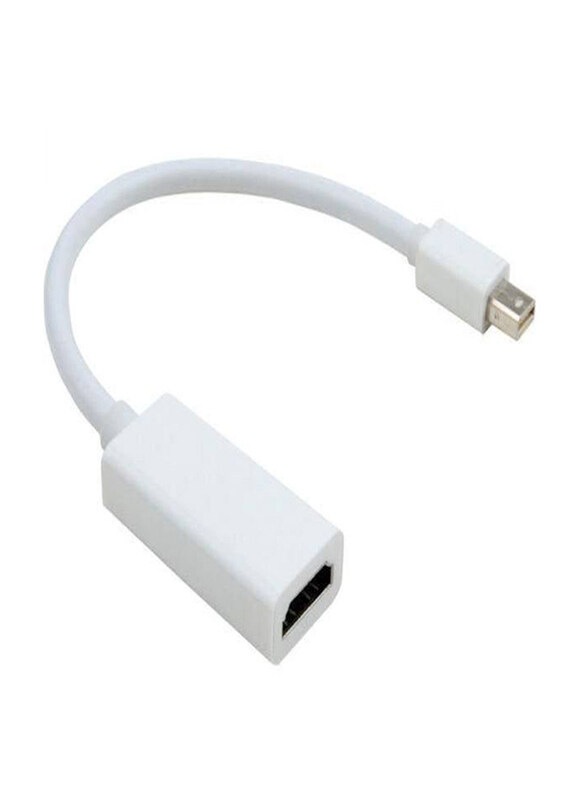 Generic HDMI Cable Adapter, Display Port To HDMI for Display Devices, White
Generic HDMI Cable Adapter, Display Port To HDMI for Display Devices, White
