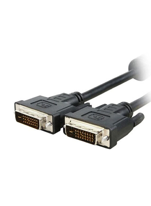 Generic 3-Meter Dvi Cable, DVI 24+1P Male to DVI 24+1P for Display Devices, Black
Generic 3-Meter Dvi Cable, DVI 24+1P Male to DVI 24+1P for Display Devices, Black