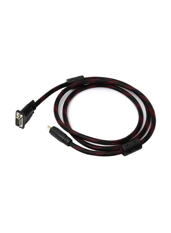 Generic 1.5 Meters HDMI VGA Cable Male to Male HD 1080P Video Converter Adapter Cable Connector, Black
Generic 1.5 Meters HDMI VGA Cable Male to Male HD 1080P Video Converter Adapter Cable Connector, Black