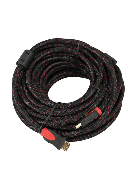Generic Male HDMI Cable Gold Plated High Speed Version 1.4 Supports 1080P 3D, Black/Red
Generic Male HDMI Cable Gold Plated High Speed Version 1.4 Supports 1080P 3D, Black/Red
