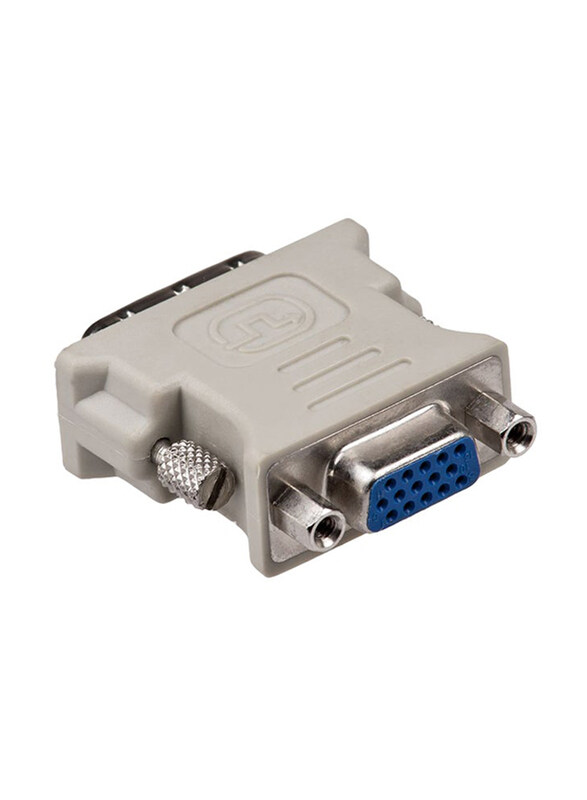 Generic VGA 15 Pin Female Converter Adapter, DVI to VGA for Display Devices, Grey
Generic VGA 15 Pin Female Converter Adapter, DVI to VGA for Display Devices, Grey