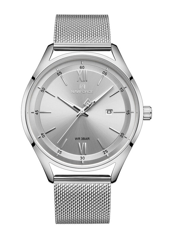 Naviforce Analog + Digital Wrist Watch for Men with Stainless Steel Band, NF3013G S/W, Silver
Naviforce Analog + Digital Wrist Watch for Men with Stainless Steel Band, NF3013G S/W, Silver